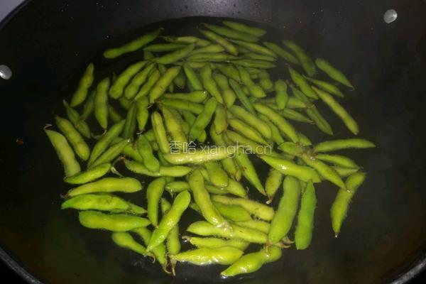 盐水煮毛豆的做法图解5