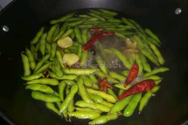 盐水煮毛豆的做法图解6