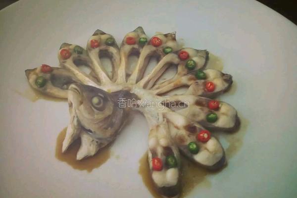 孔雀开屏鱼的做法图解8