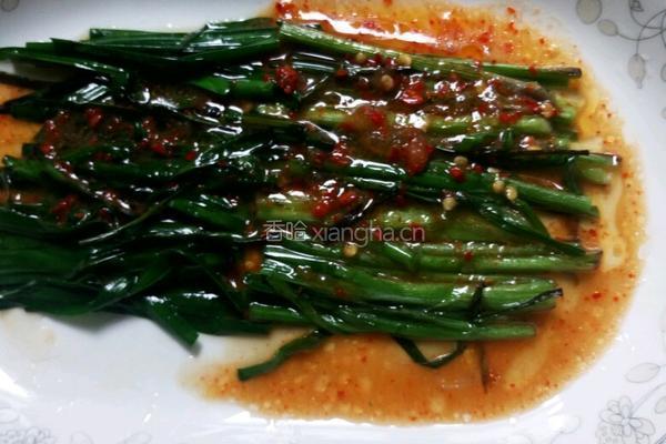 煎韭菜的做法图解5