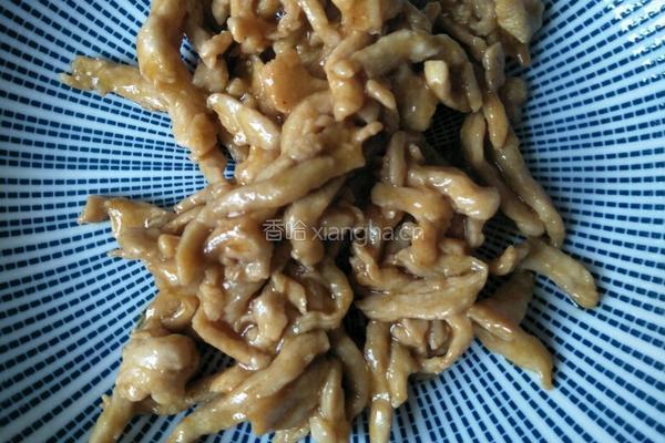 毛豆炒肉丝的做法图解6