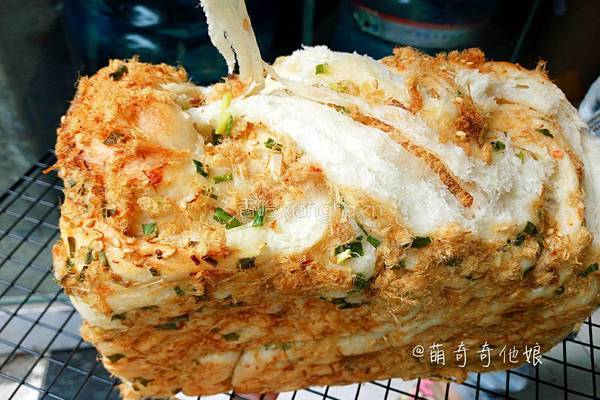 葱香肉松手撕土司的做法图解19