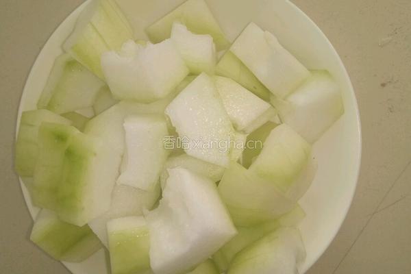 酱烧冬瓜豆腐的做法图解3
