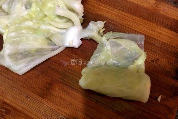 培根包菜卷的做法图解4
