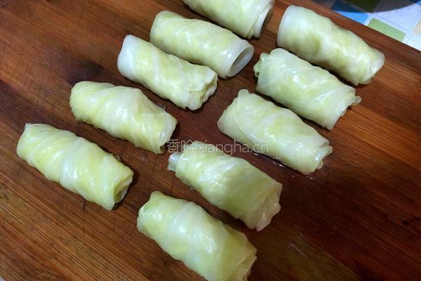 培根包菜卷的做法图解5