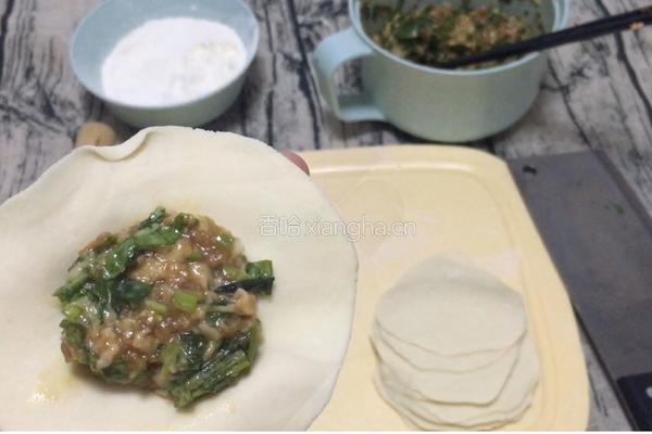 香葱猪肉水饺/锅贴的做法图解14