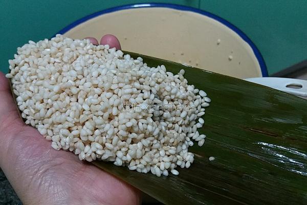 豆沙芝麻粽子的做法图解7