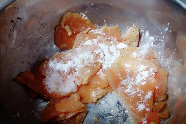 黑椒鸡片杏鲍菇的做法图解3