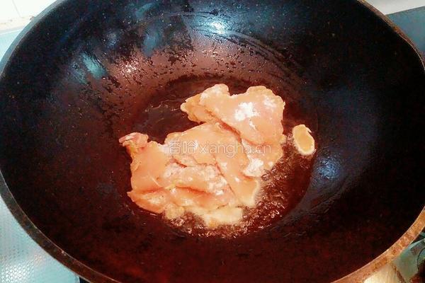 黑椒鸡片杏鲍菇的做法图解6