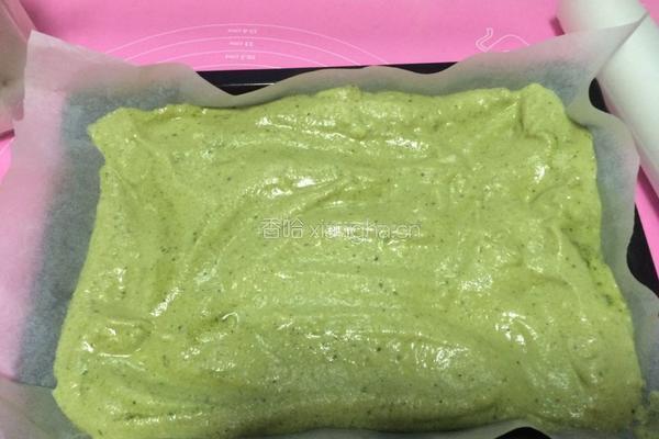 抹茶奶油蛋糕卷的做法图解5
