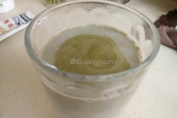 抹茶牛奶的做法图解5