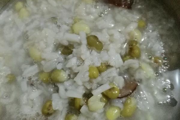 绿豆红枣粥的做法图解4