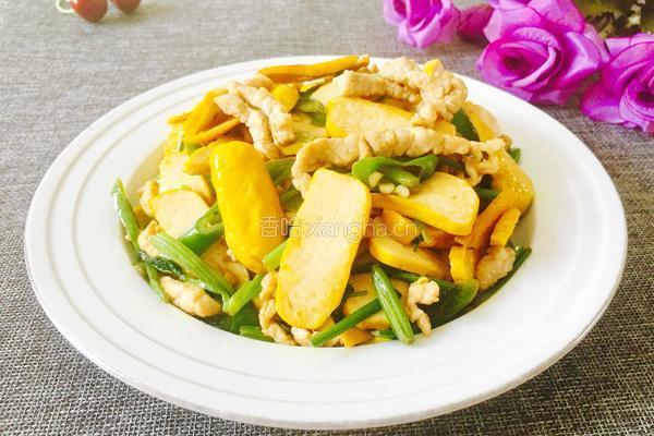 芹菜肉丝炒黄豆腐的做法图解13