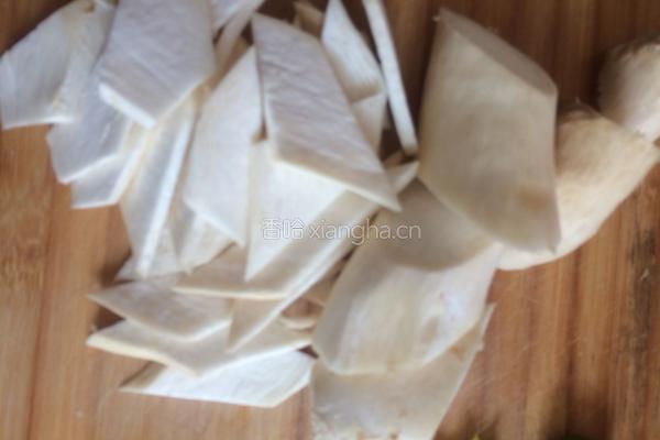 肉炒杏鲍菇的做法图解2