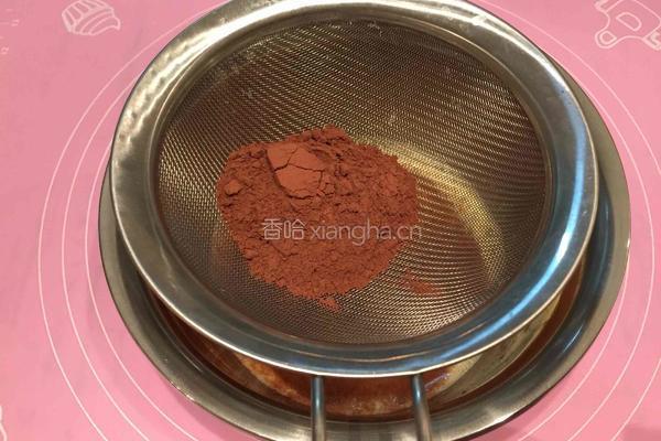可可戚风蛋糕（八寸）的做法图解6