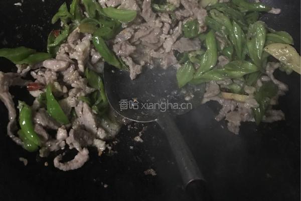 椒炒肉丝的做法图解4