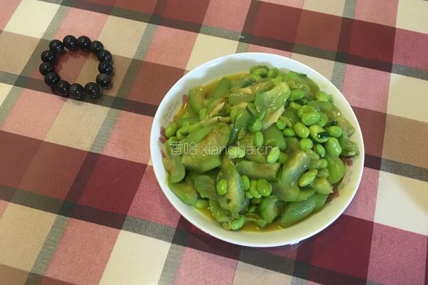 丝瓜烧毛豆的做法图解17