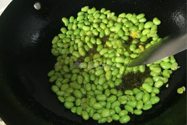 丝瓜烧毛豆的做法图解8