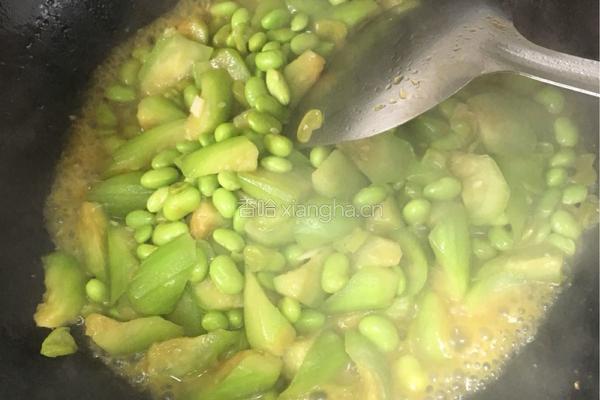 丝瓜烧毛豆的做法图解13