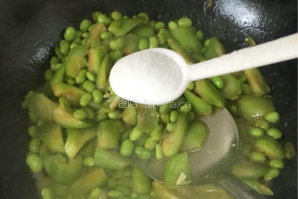 丝瓜烧毛豆的做法图解14