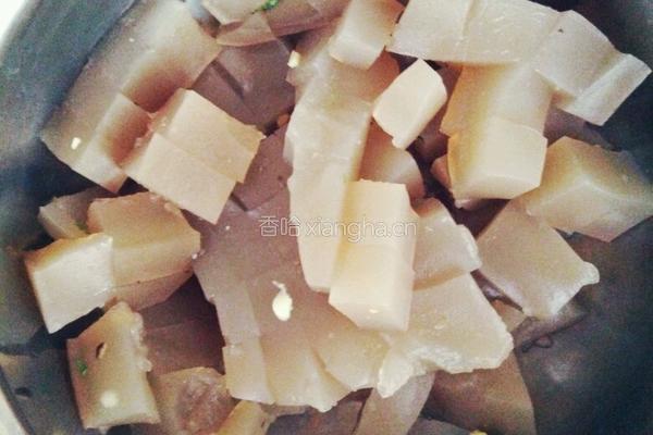 香菇肉沫炒凉粉的做法图解11