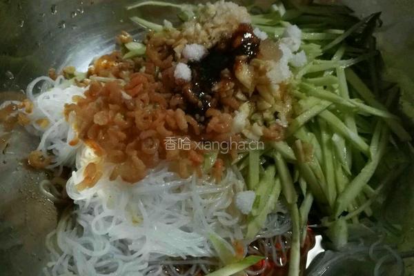 黄瓜粉丝拌海米的做法图解9