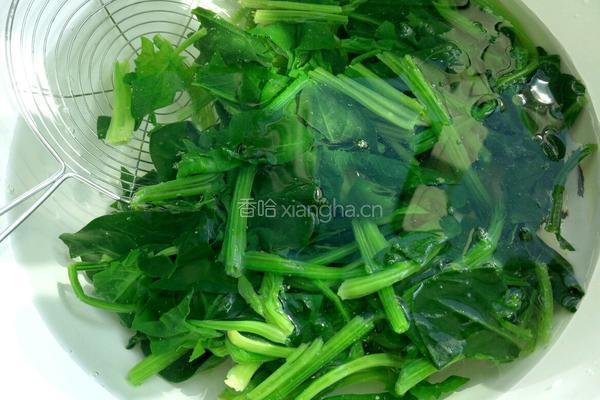 麻酱菠菜墩的做法图解10