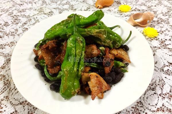 阳江豆鼓焖青椒肉的做法图解5