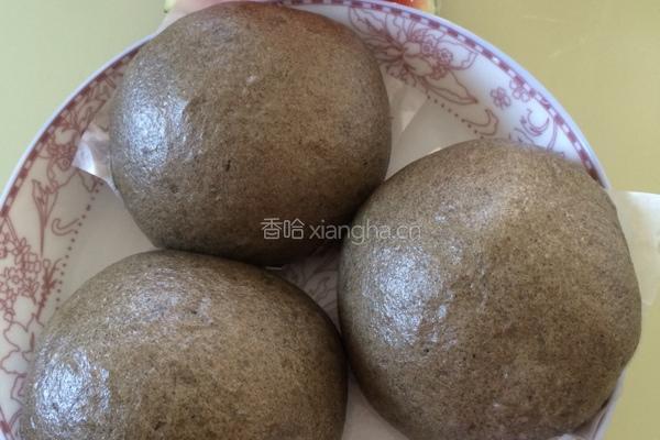 黑芝麻红糖馒头