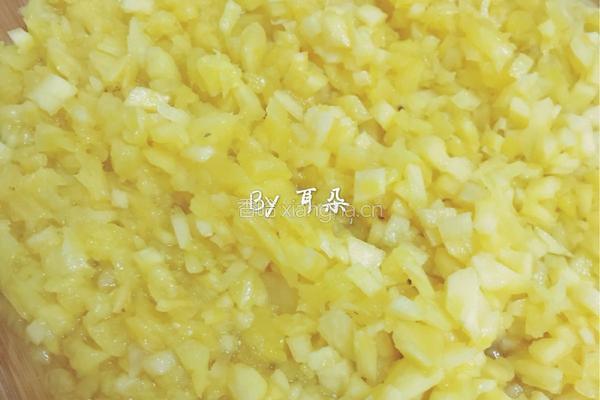 玩色凤梨酥-纯凤梨+蜂蜜版的做法图解2