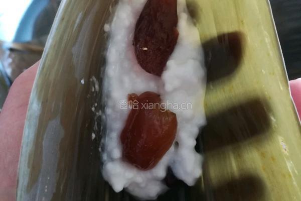 红豆蜜饯西米粽的做法图解7
