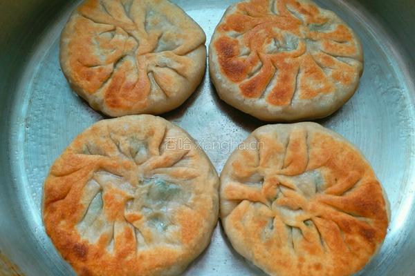 韭菜猪肉馅全麦肉饼的做法图解15