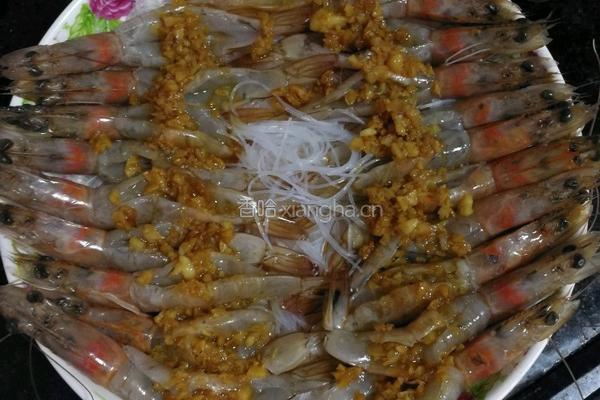 微波炉 蒜蓉粉丝虾的做法图解5