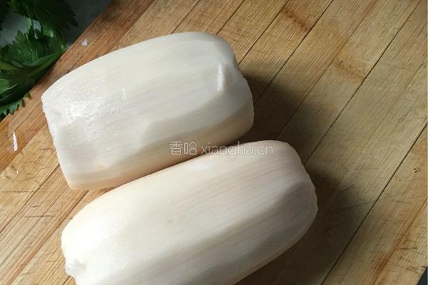 酸辣藕丁的做法图解1