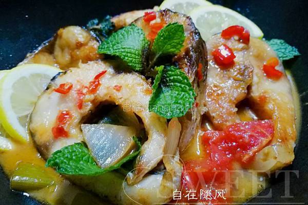 薄荷柠檬鱼的做法图解6
