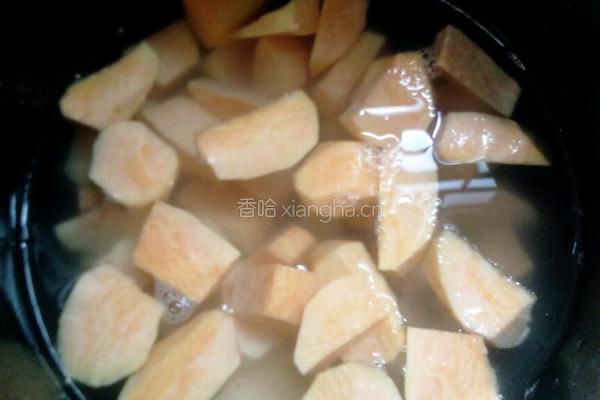 红薯糖水的做法图解2