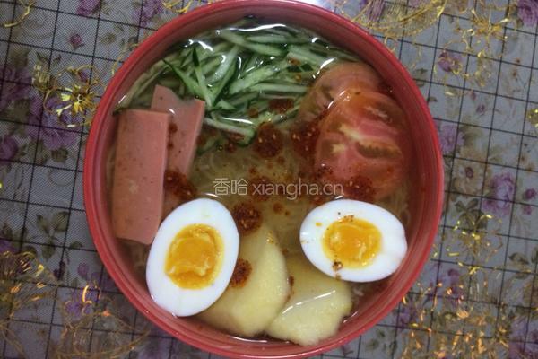 家庭冷面的做法图解8