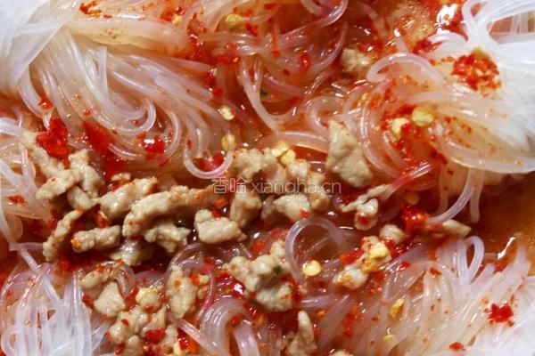 肉末粉丝团的做法图解7