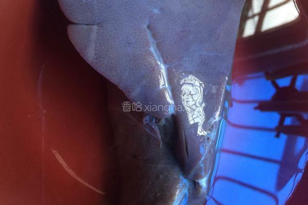 麻油猪肝汤的做法图解2