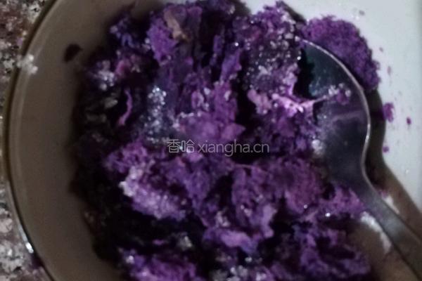 紫薯冰晶粽的做法图解6