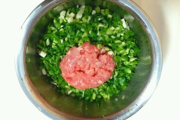 香葱猪肉馅的做法图解3