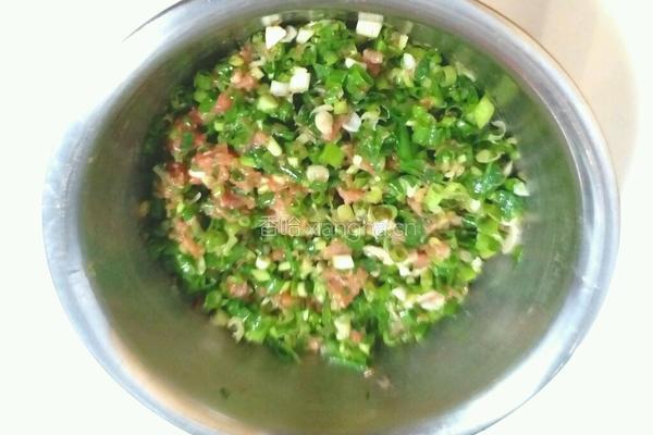 香葱猪肉馅全麦肉饼的做法图解6