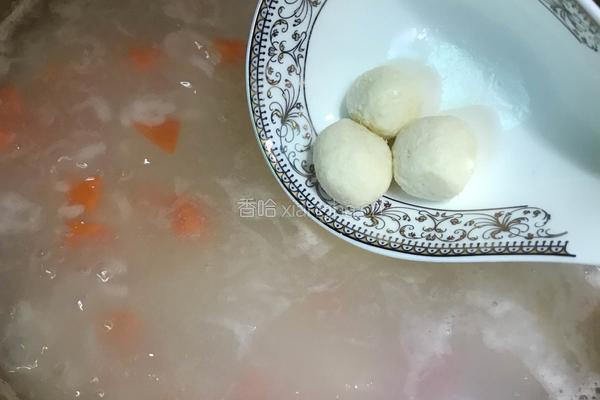 玉米丸子粥的做法图解5