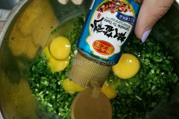 韭菜饼的做法图解4