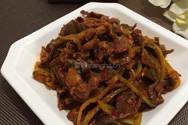 辣炒鸡胗的做法图解12