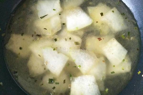 冬瓜虾皮紫菜汤的做法图解5