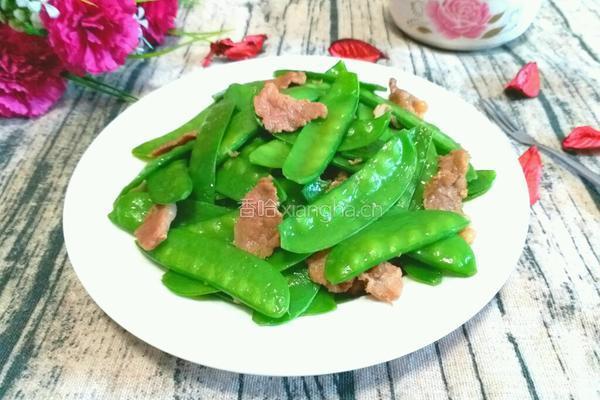 荷兰豆炒牛肉