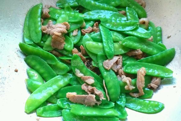 荷兰豆炒牛肉的做法图解6