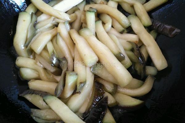 鱼香茄条的做法图解4