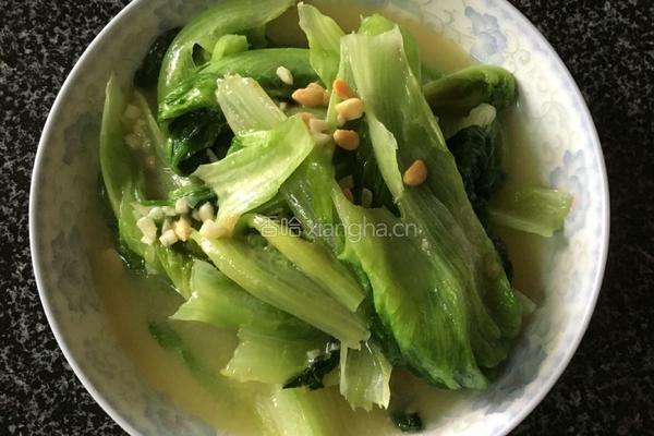 家常炒生菜的做法图解5